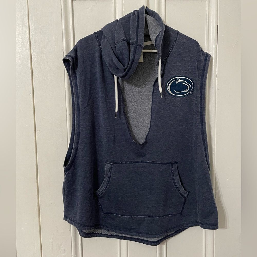 Penn State cut off hoodie